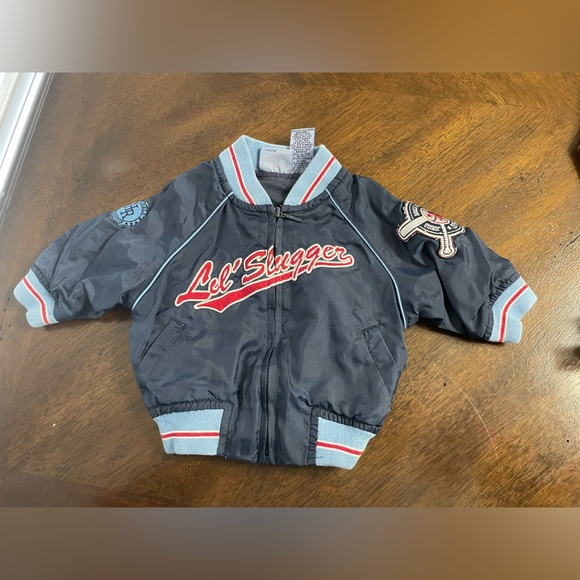 Koala jacket boys 0-3 month blue “lil slugger” wind sports bomber jacket cl - Picture 1 of 5